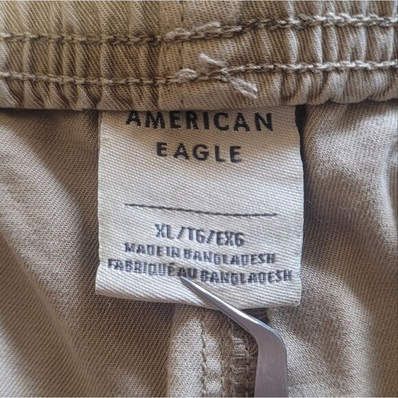 American Eagle Straight Leg Khaki Pants Beige Unisex XL - Picture 5 of 10